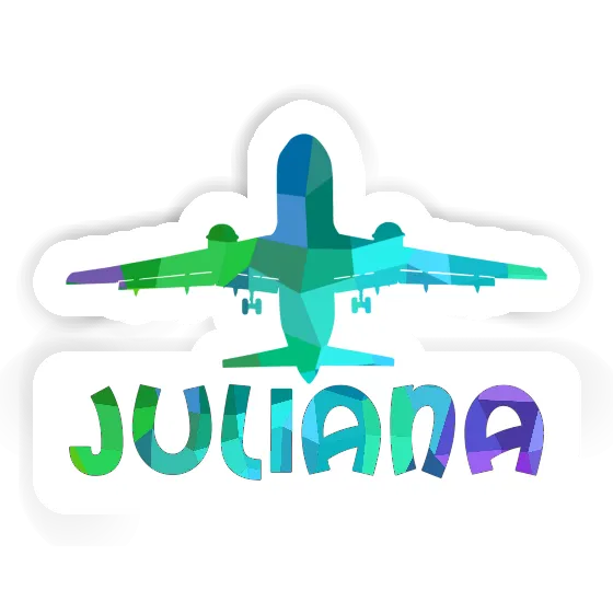 Sticker Jumbo-Jet Juliana Laptop Image