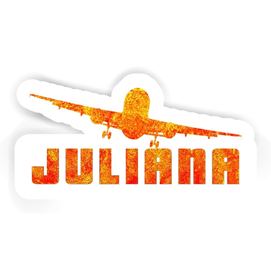 Sticker Airplane Juliana Gift package Image