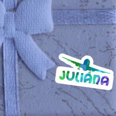 Juliana Sticker Airplane Image