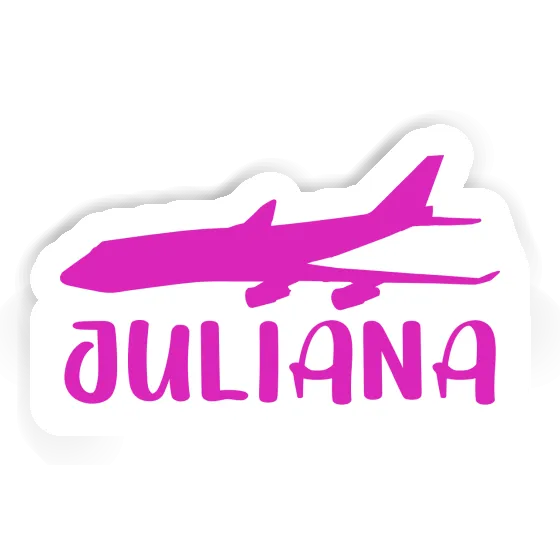 Sticker Jumbo-Jet Juliana Laptop Image