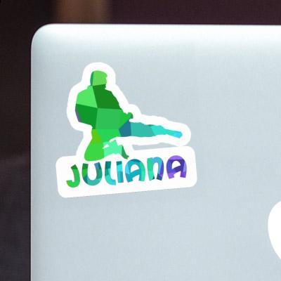 Karateka Sticker Juliana Notebook Image