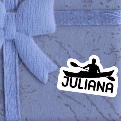 Kayaker Sticker Juliana Notebook Image