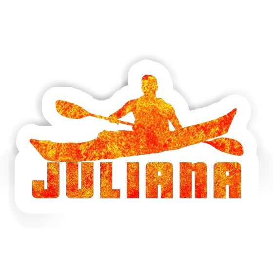 Kayaker Sticker Juliana Image