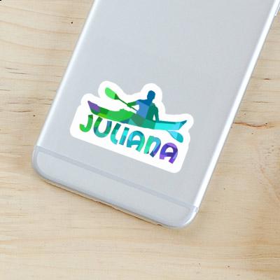 Sticker Kayaker Juliana Notebook Image