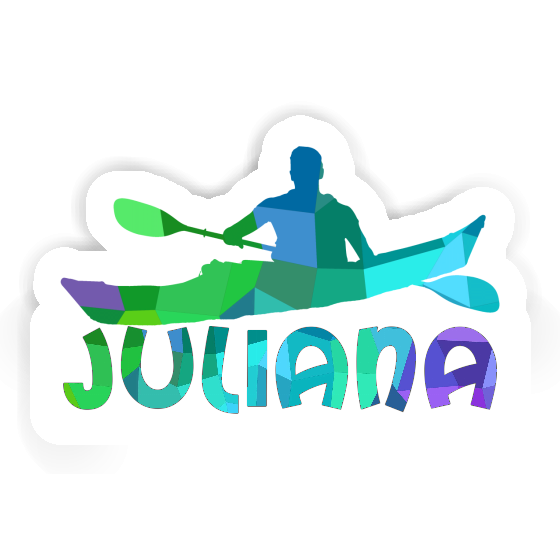 Sticker Kayaker Juliana Laptop Image