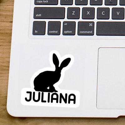 Rabbit Sticker Juliana Notebook Image