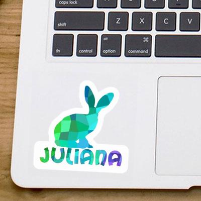 Juliana Sticker Rabbit Laptop Image