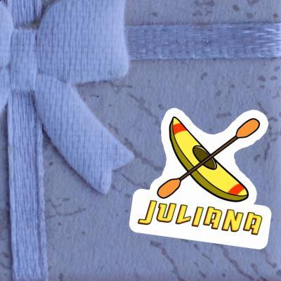 Juliana Sticker Canoe Notebook Image