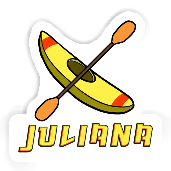 Juliana Sticker Canoe Laptop Image