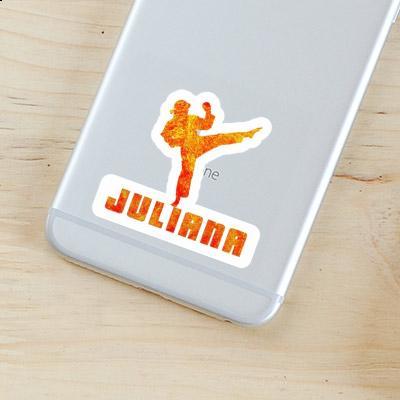 Karateka Sticker Juliana Laptop Image