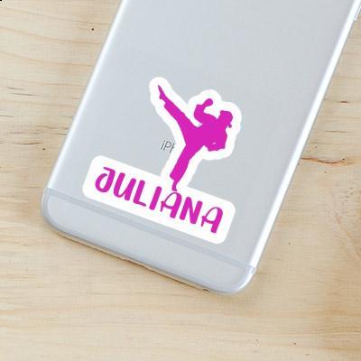 Sticker Karateka Juliana Laptop Image