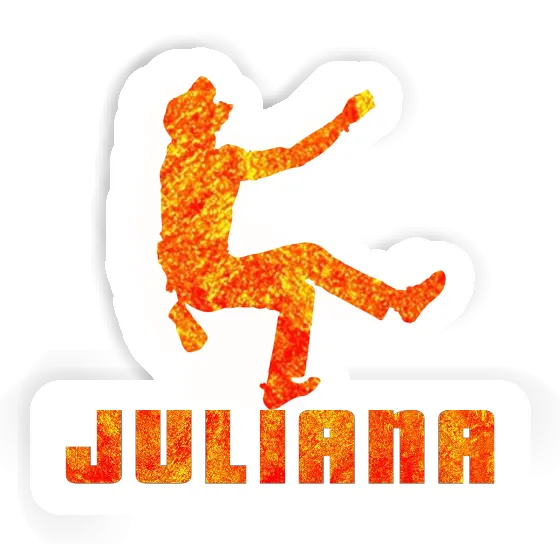 Kletterer Sticker Juliana Laptop Image