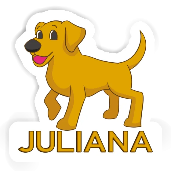 Autocollant Chien Juliana Notebook Image