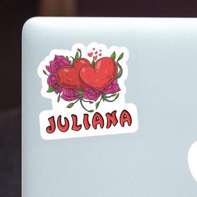 Herz Sticker Juliana Laptop Image