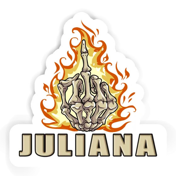 Sticker Juliana Middlefinger Gift package Image