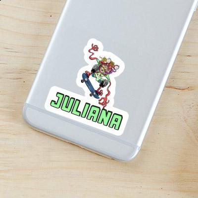 Sticker Juliana Skater Notebook Image