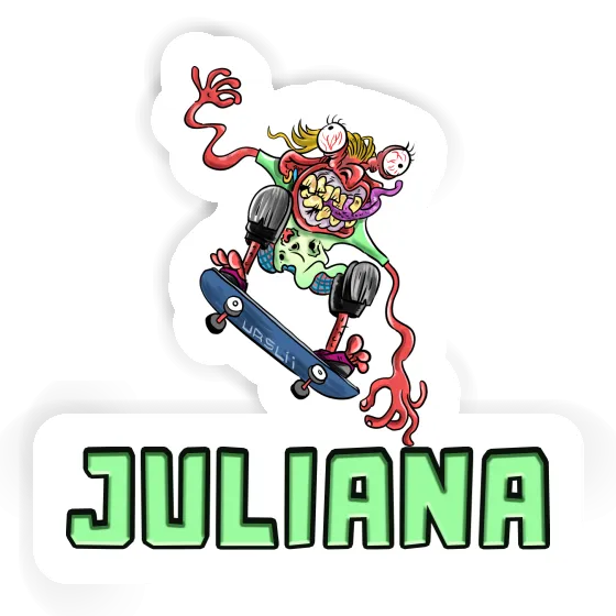 Sticker Juliana Skater Laptop Image