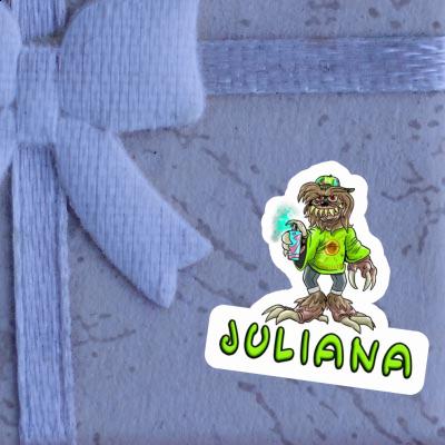 Sprayer Sticker Juliana Laptop Image