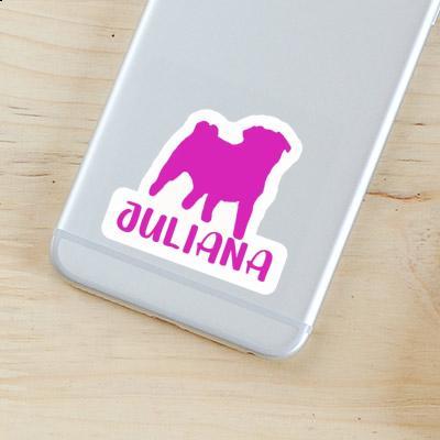 Sticker Juliana Pug Notebook Image