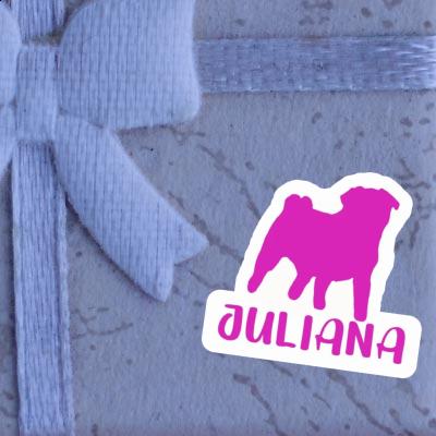 Mops Sticker Juliana Notebook Image