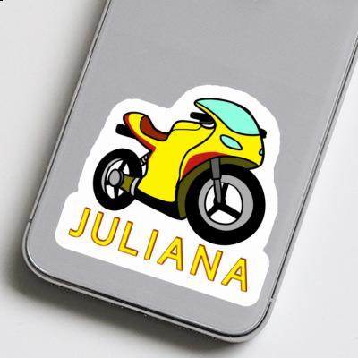 Motorcycle Sticker Juliana Laptop Image