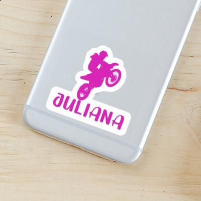 Sticker Motocross Rider Juliana Laptop Image