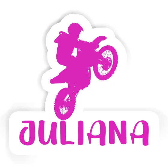 Sticker Motocross Rider Juliana Gift package Image