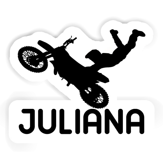 Sticker Juliana Motocross Rider Notebook Image