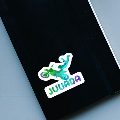 Sticker Juliana Motocross Rider Laptop Image