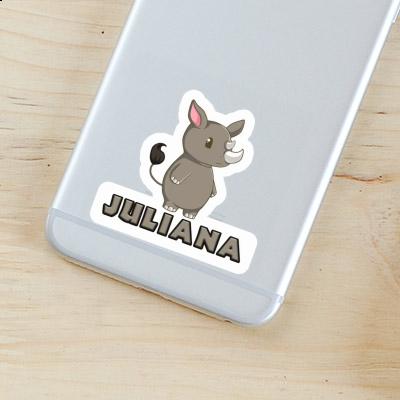 Sticker Juliana Rhinozeros Image