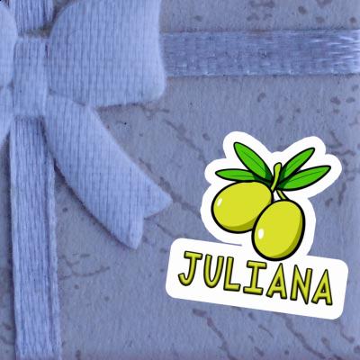 Olive Sticker Juliana Laptop Image