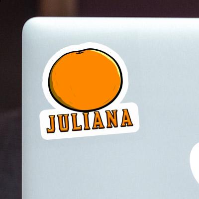 Orange Sticker Juliana Gift package Image