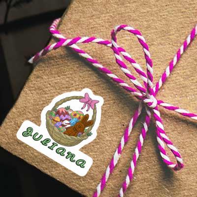 Easter basket Sticker Juliana Gift package Image