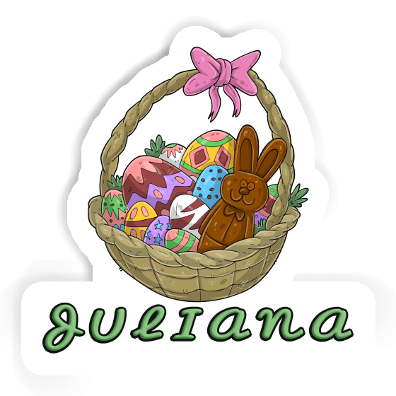 Easter basket Sticker Juliana Notebook Image