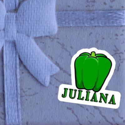 Sticker Juliana Paprika Notebook Image