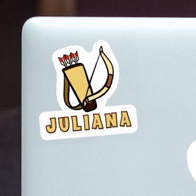 Juliana Sticker Pfeilbogen Notebook Image