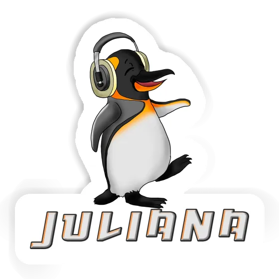 Sticker Juliana Penguin Gift package Image