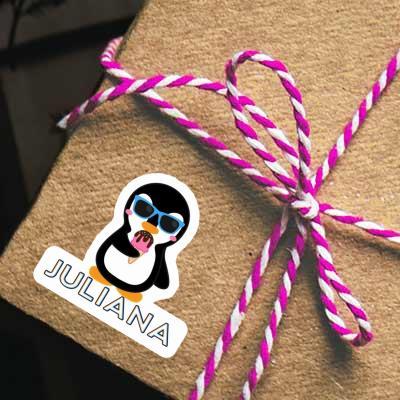 Penguin Sticker Juliana Notebook Image