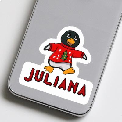 Autocollant Pingouin de Noël Juliana Laptop Image