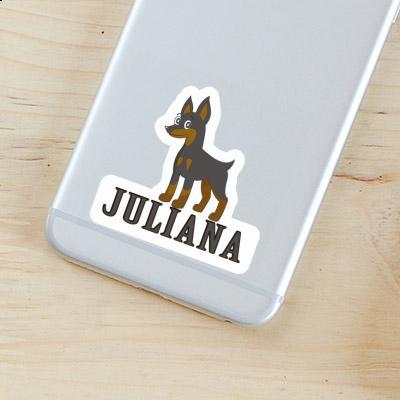 Pinscher Sticker Juliana Notebook Image