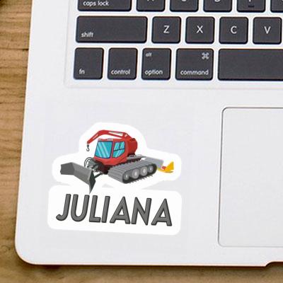 Sticker Juliana Snow Groomer Notebook Image