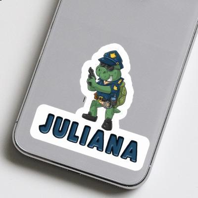 Autocollant Policier Juliana Image