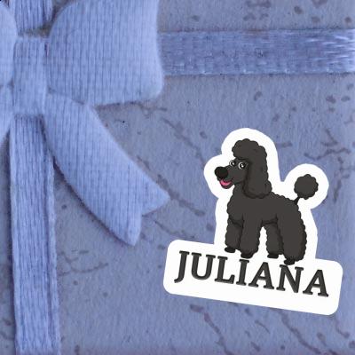 Juliana Aufkleber Pudel Gift package Image