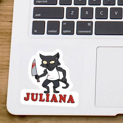 Sticker Psycho Cat Juliana Gift package Image