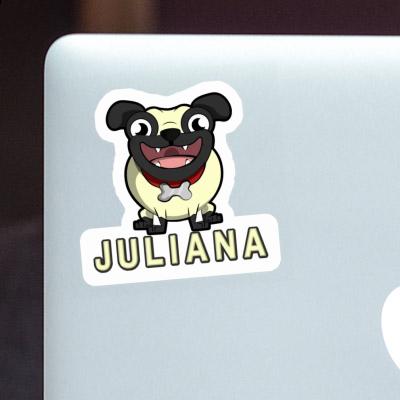 Sticker Pug Juliana Gift package Image