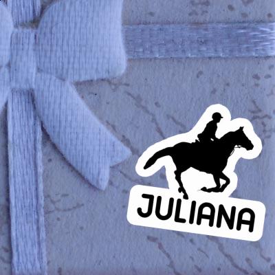 Sticker Horse Rider Juliana Notebook Image