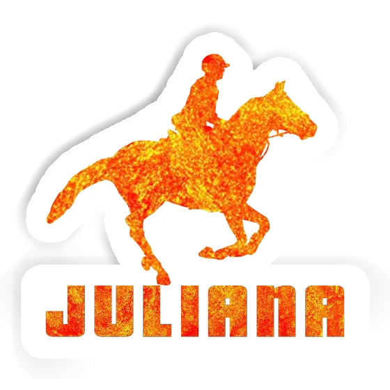 Juliana Autocollant Cavalière Image