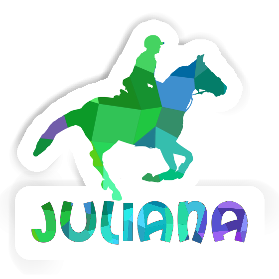 Sticker Juliana Horse Rider Notebook Image