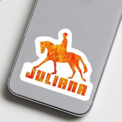 Horse Rider Sticker Juliana Notebook Image