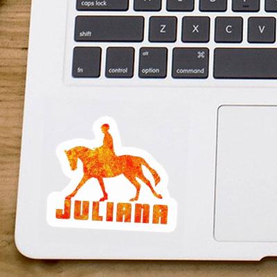 Horse Rider Sticker Juliana Laptop Image